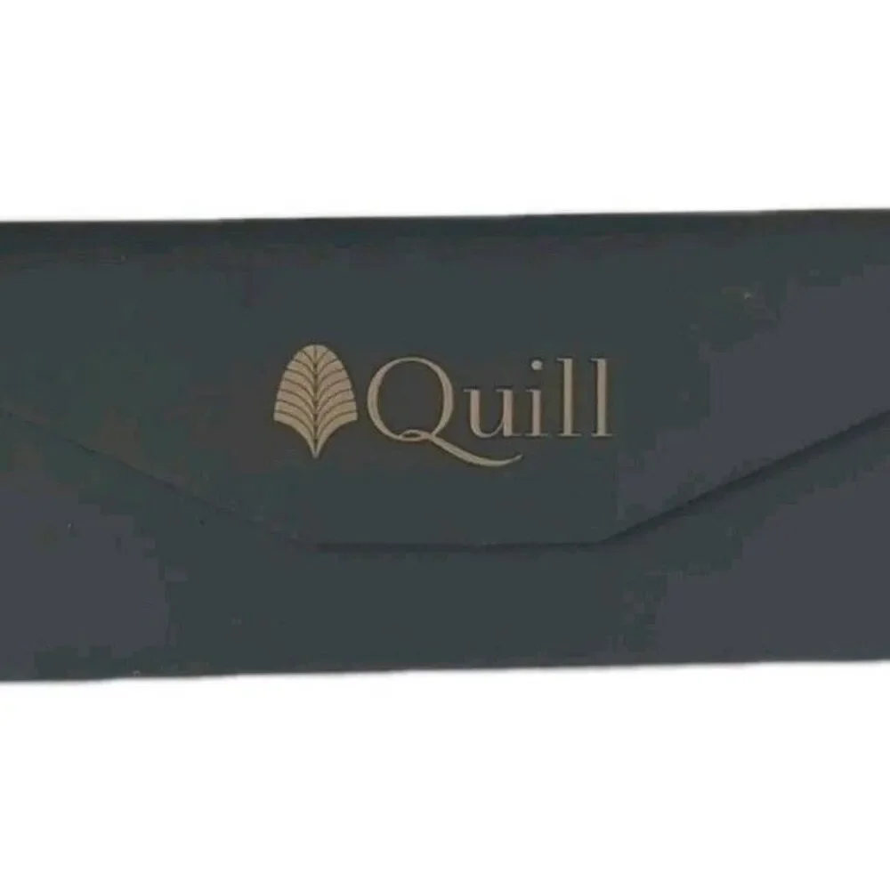 Quill Eyewear Eyeglass / Sunglass Hard Case Magnetic Closure Black